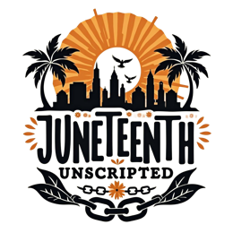 juneteenth silhouette SVG PNG design with bold lettering, an uplifting message