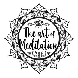 meditation mandala SVG PNG design with black and white floral elements