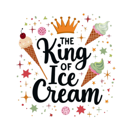king SVG PNG design with bold lettering
