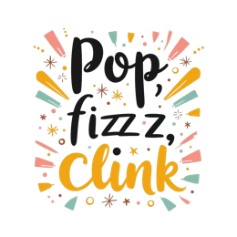 party bubbly SVG PNG design with hand-drawn style, bold lettering