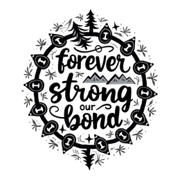 quotes bond SVG PNG design with hand-drawn style, bold lettering