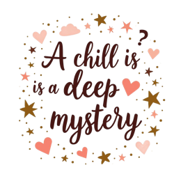 quotes mystery hearts SVG PNG design with bold lettering