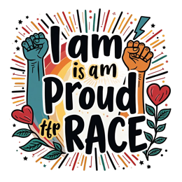 proud race shirt SVG PNG design with bold lettering