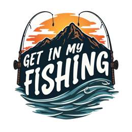 illustration mountains water SVG PNG design with bold lettering