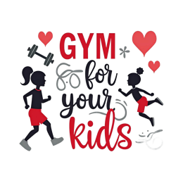 kids exercise SVG PNG design with bold lettering