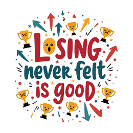 quotes trophy motivation SVG PNG design with bold lettering, an uplifting message
