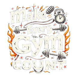 motivational fitness quote SVG PNG design with bold lettering