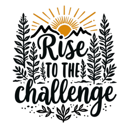 motivation growth quote SVG PNG design with bold lettering, black and white floral elements, an uplifting message