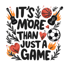 music game SVG PNG design with bold lettering