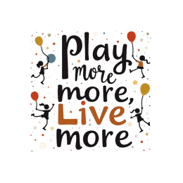 play more live SVG PNG design with bold lettering