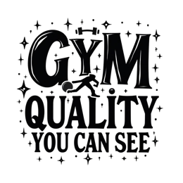 gym quality strength SVG PNG design with bold lettering