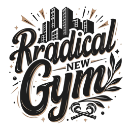 gym graphics SVG PNG design with bold lettering, black and white floral elements