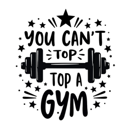motivation gym SVG PNG design with bold lettering