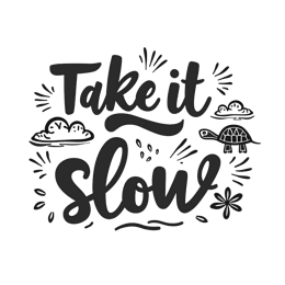 quotes turtle SVG PNG design with hand-drawn style, bold lettering, black and white floral elements