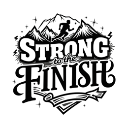 race mountains SVG PNG design with bold lettering