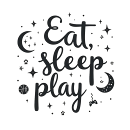 slogan playstars SVG PNG design with hand-drawn style, bold lettering