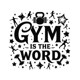 gym quotes motivation SVG PNG design with bold lettering