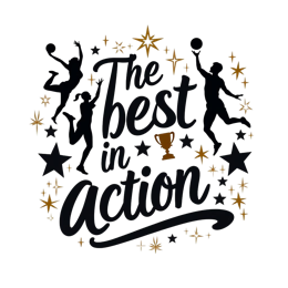 action stars shirt SVG PNG design with bold lettering