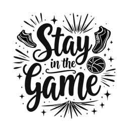 motivation basketball shirt SVG PNG design with bold lettering