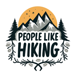 hiking mountains nature SVG PNG design with bold lettering