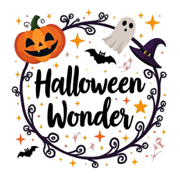 halloween wonder SVG PNG design with bold lettering