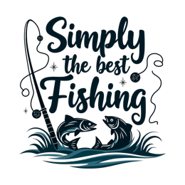 quotes fish SVG PNG design with bold lettering