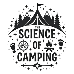 camping science SVG PNG design with bold lettering