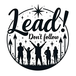 lead motivation SVG PNG design with bold lettering