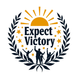 victory motivation SVG PNG design with black and yellow floral elements