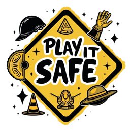 stickers warning safety SVG PNG design with bold lettering