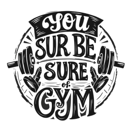 gym quote motivation SVG PNG design with hand-drawn style, bold lettering, an uplifting message