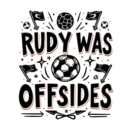 soccer offsides SVG PNG design with bold lettering