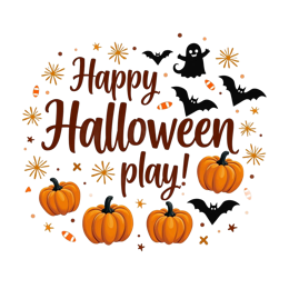 festive pumpkins bats SVG PNG design