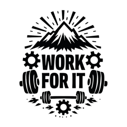 motivation weightlifting shirt SVG PNG design with bold lettering
