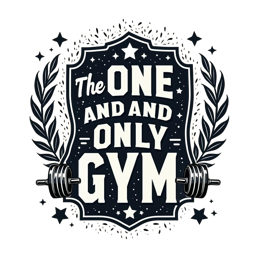 gym workout floral SVG PNG design with bold lettering, black floral elements