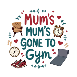 mums gym time SVG PNG design
