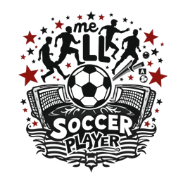 soccer player shirt SVG PNG design with bold lettering
