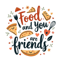 friends graphics SVG PNG design with black and red floral elements