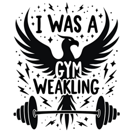 gym phoenix SVG PNG design with bold lettering