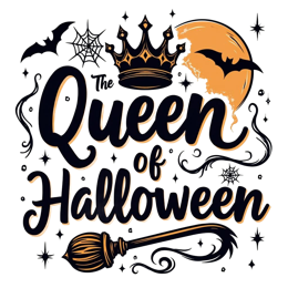 queen SVG PNG design with bold lettering