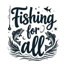 artscrafts fishing for all SVG PNG design with bold lettering
