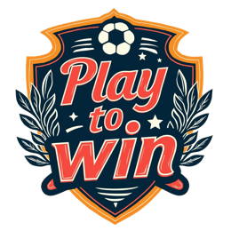 play to win soccer shirt SVG PNG design with bold lettering, black and white floral elements