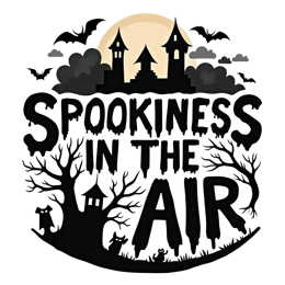 spookiness in air castles bats SVG PNG design with bold lettering