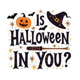halloween in you SVG PNG design with bold lettering
