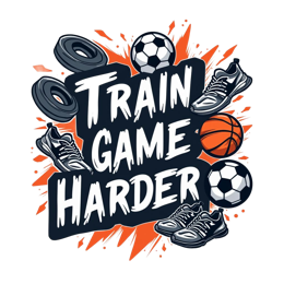 training equipment SVG PNG design with bold lettering