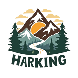 hiking mountains sunset SVG PNG design with bold lettering