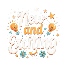 new and exciting SVG PNG design with bold lettering
