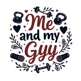 gym quotes floral SVG PNG design with hand-drawn style, bold lettering, black and white floral elements