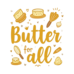 butter baking SVG PNG design with bold lettering