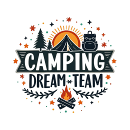 camping dreamteam SVG PNG design with bold lettering